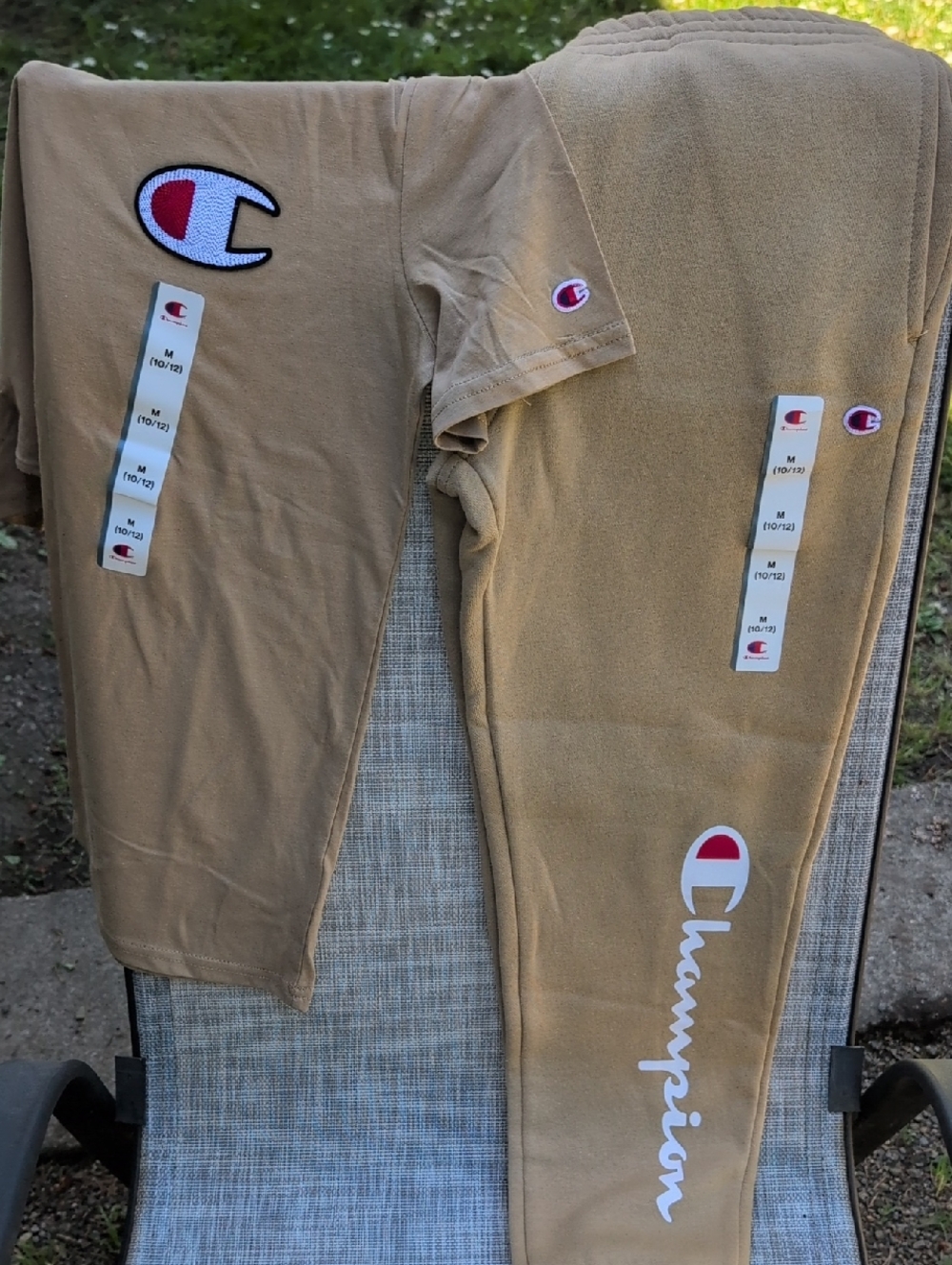 Champion Brown Shirt And Jogger Pants Set